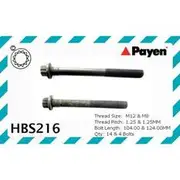 Payen Cylinder Head Bolt Set - HBS216
