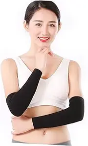 VERDANVERSE 2 Pair Men's Cuff Arm Sleeves Sports Warm Cotton Sleeves Arm Guard Sun Block Protect