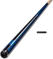 Pool Cue Sticks 57 Inch 18-21 Oz Snooker Pool Sticks with 13mm Cue Tips, 1/2 Jointed Hard Maple American Billiard Pool Cue for Home Bar Use