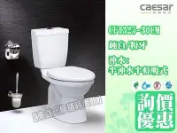 在飛比找Yahoo!奇摩拍賣優惠-凱撒 CF1325 / CF1425二段式沖水馬桶《管距30