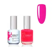 Lechat Nobility NBCS100 Irresistible Pink - UV LED Gel & Nail Polish Lacquer Duo