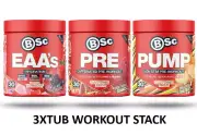 Body Science Workout Stack | Pre | Pump | EAAs | Amino Acids | Pre Workout | BSC