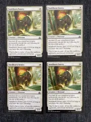 4 SNUBHORN SENTRY ~mtg NM-M Rivals of Ixalan Com x4