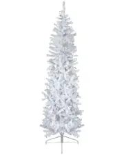 Northlight 6.5ft Pre-Lit Woodbury White Pine Pencil Christmas Tree