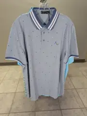 NWT MEN'S G/FORE POLO, SIZE: XL, COLOR: FJORD (M16)