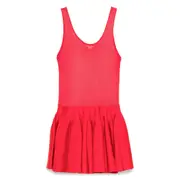 [Alaïa] Alaïa Knitted Godet Mini Dress 38 FR RED