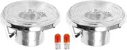 X AUTOHAUX 1 Set Side Marker Turn Signal Light No.N00151120K for Mazda MX-5 MK 1989-2015 Amber Halogen Side Indicator Turn Signal Light Clear Lens