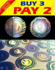 180 Hologram warranty security sticker label VOID seals tamper proof 1inch 2,5cm
