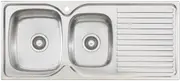 Oliveri 1 & 3/4 Bowl Sink With Drainer