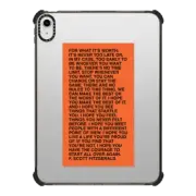 iPad 10.9-inch (10th gen) iPad Impact Case For What It's Worth iPad Case by Quotes by Christie