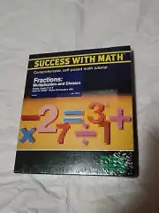Success With Math Fractions Vintage CBS Software For ATARI 48K - New Sealed