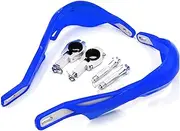TDR Blue Motorcycle Plastic Handguards 7/8" 22mm and 1 1/8" 28mm Hand Guards Protector Protection for Motocross Dirt Bike Pit Bike Off Road ATV