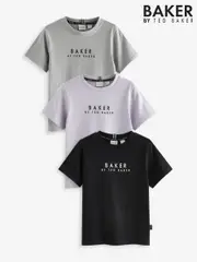 Baker by Ted Baker 100% Cotton T-Shirts 3 Pack (981606) | $40 - $46