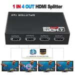 HDMI SPLITTER 4PORT 轉換器適配器 HDMI SPLITTER 1*4
