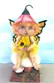 *NEW* Cloth Folk Art Doll Pattern "Hannah" By Susan Barmore