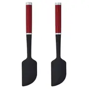 2PK KitchenAid Silicone Scraper Spatula Pastry Baking/Cooking Utensil Empire Red