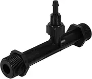 Joyzan Fertilizer Injector, Venturi Fertilizers Water Tube Venturi Injection with Check Valve Gas Liquid Mixing Injector Garden Irrigation Agriculture Tool for Ozone Generator Sewage Treatment Dosing