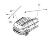 05064793AB Mopar Antenna Base for Jeep Cherokee Dodge Journey Dart 2013 (for: Jeep)