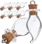 30Pcs Glass Wishing Bottles with Cork Stoppers Multifunctional DIY Storage Jars for Arts Crafts Unique Decorative Jars for Candies Perfumes