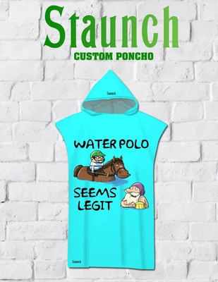 Staunch - Seems Legit Poncho TURQUOISE