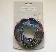 YANKEE CANDLE PEARLESCENT BUNNY ILLUMA-LID JAR CANDLE TOPPER HTF EASTER RETIRED