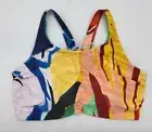NWT CALIA Womens XS Power Sculpt Tankini Swim Top Painterly Floral Built In Bra