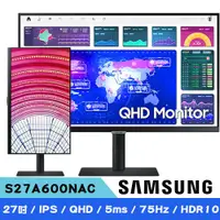 在飛比找ETMall東森購物網優惠-SAMSUNG三星 S27A600NAC 27吋 S6 QH