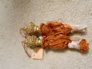 8" Rust Hanging Tassel w/Resin Top -Trim Fringe ~Curtain Accessories ~Set of 2