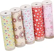 BRIGHTFUFU 5 Sets Materials Kit Handmade Kaleidoscope ES Children's Art Paper Toys