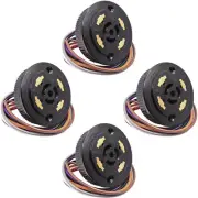 4x Photocell Sensors 7 Wires Dimming Receptacle Light Switch Socket Dusk to Dawn