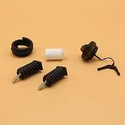 Fuel Tank AV Buffer Spring Gas Cap Hose Filter Kit Fit for Husqvarna 350 340 345 346 346XP 353 Garden Gas Chainsaw Spare Parts