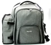 NWT Hap Tim Picnic Backpack Bottle Holder Insulated Plates Cutlery Blanket etc.