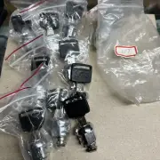 NOS SARIS #307 LOCK PLUG WITH KEY SOLD EACH ROOF RACK