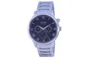 Citizen Moon Phase Black Dial Stainless Steel Eco-Drive AP1050-81E Men's Watch