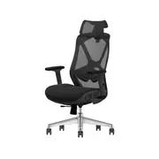 MIUZ Ergonomic Mesh Office Chair Gaming Executive Fabric Seat Headrest Black
