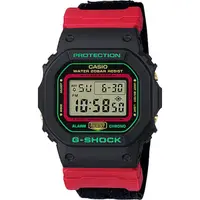 在飛比找momo購物網優惠-【CASIO 卡西歐】G-SHOCK 紅武士 帆布錶帶手錶 