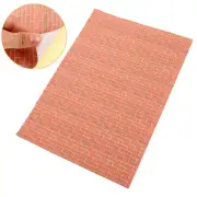 2 Sheets Pan Protector Pot Dividers Doll House Mini Wallpaper Sticker