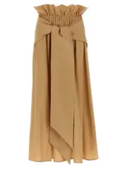 [Fabiana Filippi] Fabiana Filippi-Tulip Skirt Gonne Beige-Donna 40IT Beige