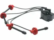 93GP31G Distributor Cap and Spark Plug Wire Kit Fits 1987-1989 Toyota Celica (for: Toyota)