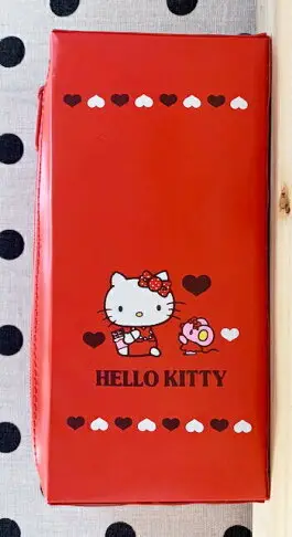 【震撼精品百貨】Hello Kitty 凱蒂貓 日本SANRIO三麗鷗KITTY化妝包/筆袋-巧克力*01438 震撼日式精品百貨