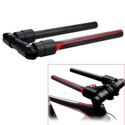 Aluminum Alloy Folding Bike Electric Bike Handlebar 25.4mm MTB Flat Foldable Bar