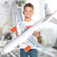 在飛比找Yahoo!奇摩拍賣優惠-眾誠優品 玩具飛機 兒童超大號空中巴士小孩男孩慣性滑行仿真a