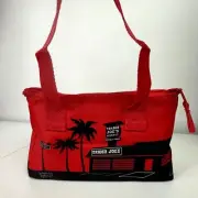 Trader Joe’s Mini Reusable Insulated Cooler Bag Shopping Tote, Christmas Red NWT