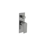 Nero Bianca Shower Mixer With Divertor Gun Metal NR321511AGM