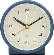 Alarm Clock Alarm Clock Silent Non Ticking Simple Design Battery Operated with Night Light for Bedroom Bedside Living Room Desk Shelf Bedside Alarm Clock(Blue) Aqiong