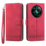 Imprinted Wallet Phone Case For Realme 12+ 5G/Narzo 70 Pro 5G with Hand Strap