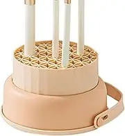 Ancsttu Silicone Makeup Brush Cleaner Bowl,Makeup Brush Cleaning Bowl Cleaner Tool | Multifunctional Makeup Brush Washing Bowl Drying Basket for Brushes Sponges