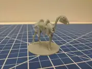 Skeleton Warhorse Mini - DND - Pathfinder - Dungeons & Dragons - RPG - Tabletop
