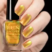 F.U.N Lacquer Beetle - Copper Gold Green Orange Multichrome Shifting Nail Polish