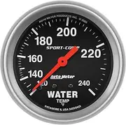 Auto Meter 3432 Sport-Comp Mechanical Water Temperature Gauge